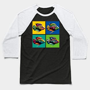 Rainbow Kribs - Cool Tropical Fish Baseball T-Shirt